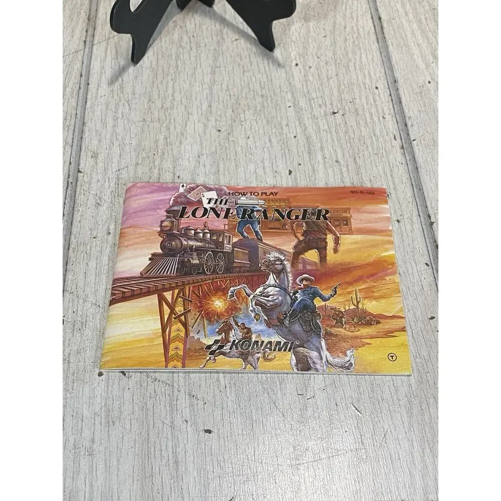 The Lone Ranger NES Nintendo Instruction Manual Only No Game